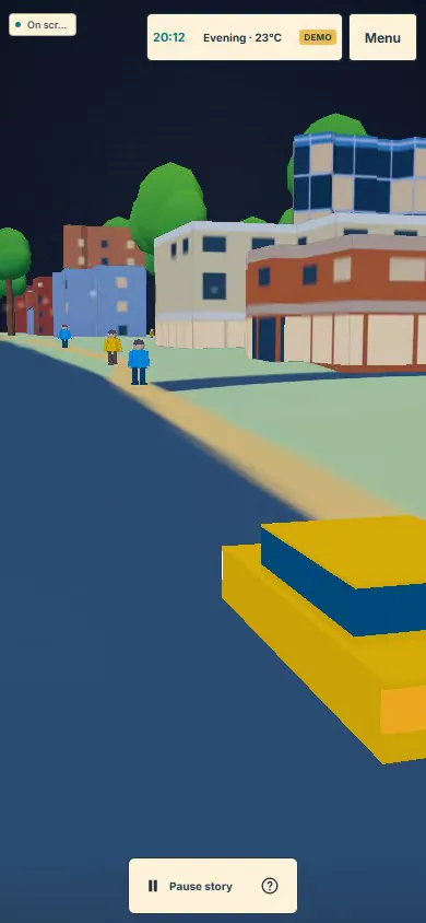 Close shot of a yellow car cut off by the frame.